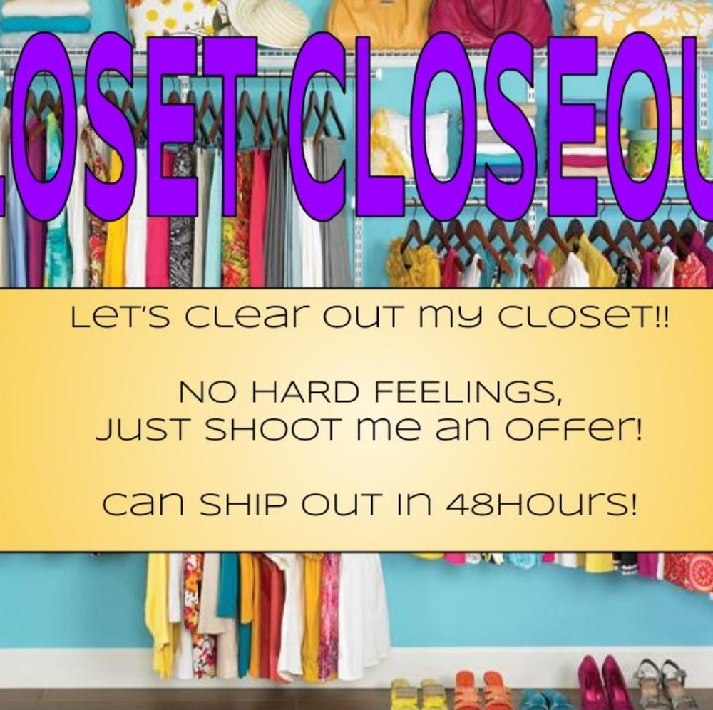 Closet Closeout!